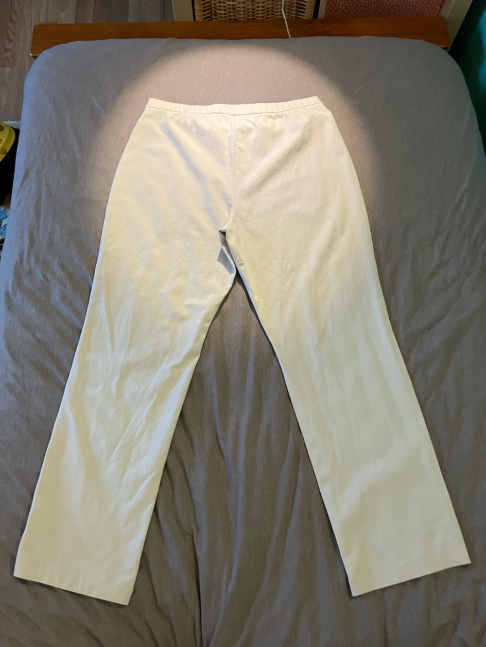 Lands' End Off-White Knit Pants - Picture 5 of 5